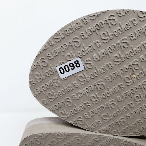 Skechers Sandals Womens 9 Cali Vinyasa Glory Flip Flop Rhinestone Platform Shoes - Picture 13 of 14